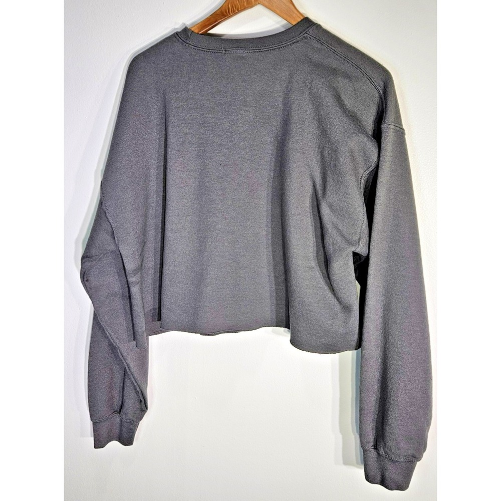 Junk Food Tees Bronco Cropped Pullover Sweatshirt Women's Size Medium - Picture 2 of 9